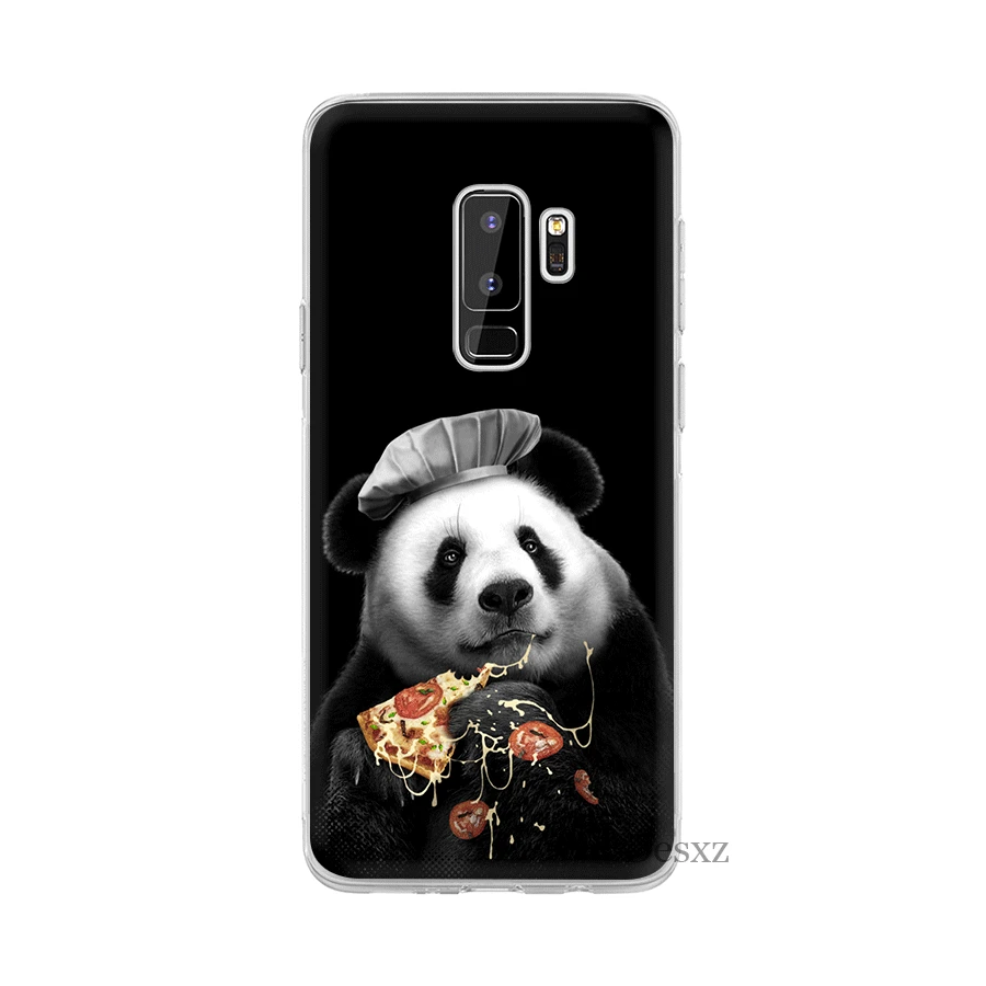Чехол Panda Dab для Samsung M10 M20 M30 M40 S6 S7 Edge S8 S9 S10 Plus S10e Note 8 9 10 милый чехол | Мобильные
