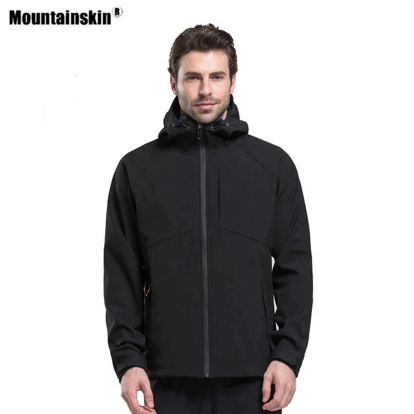Мужская и Женская флисовая куртка Mountainskin ветровка для походов на открытом