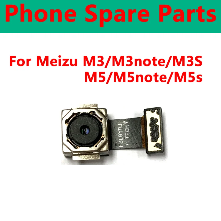 Оригинальный задний модуль камеры для Mei zu M3 M5 Note M3s M5s L681H M681Q Замена фронтальной |