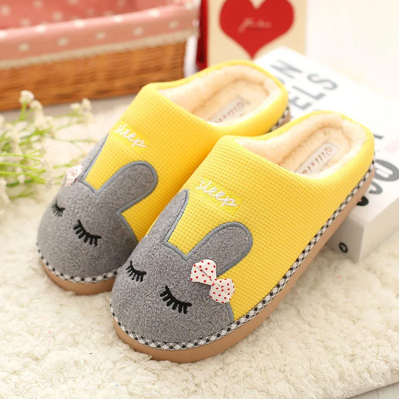 Christmas Warm Shoes Woman Winter Home Slippers Women Flip Flops Indoor Fur Slides Anti-skid House Floor Mules Pantufa | Обувь