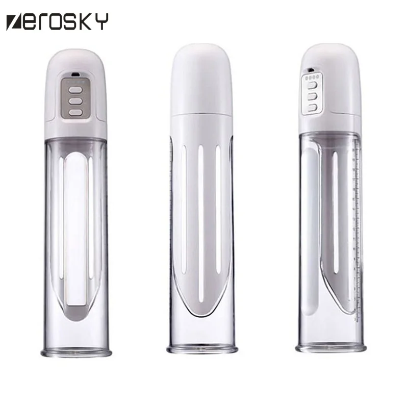 Zerosky мужской усилитель электрический насос для пениса с usb зарядкой мощный