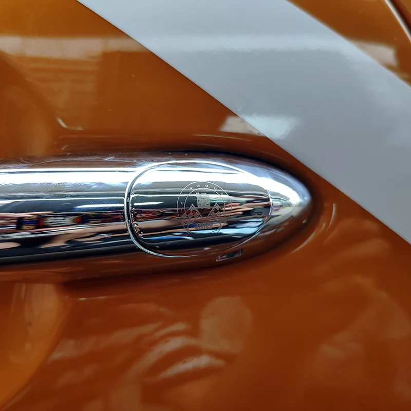 Бренд Mini Cooper ABS материал УФ защищенный хром стиль ключ крышка для Mini Cooper F55 F56 F57 F54 F60(1 шт./компл