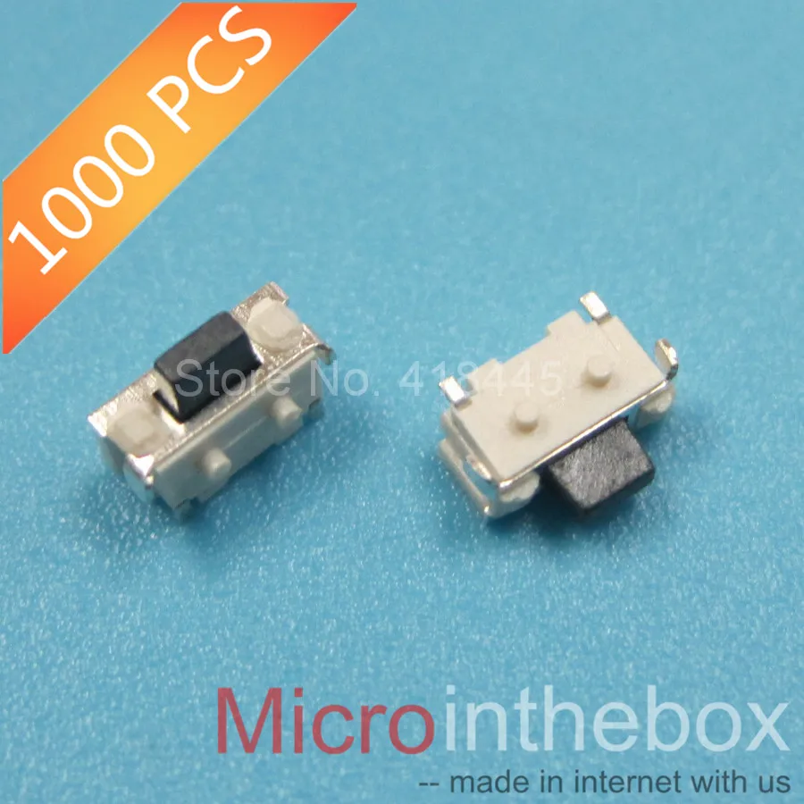 1000 шт./лот 2x4x3 5 тактильный переключатель SMD мобильный выключатель питания