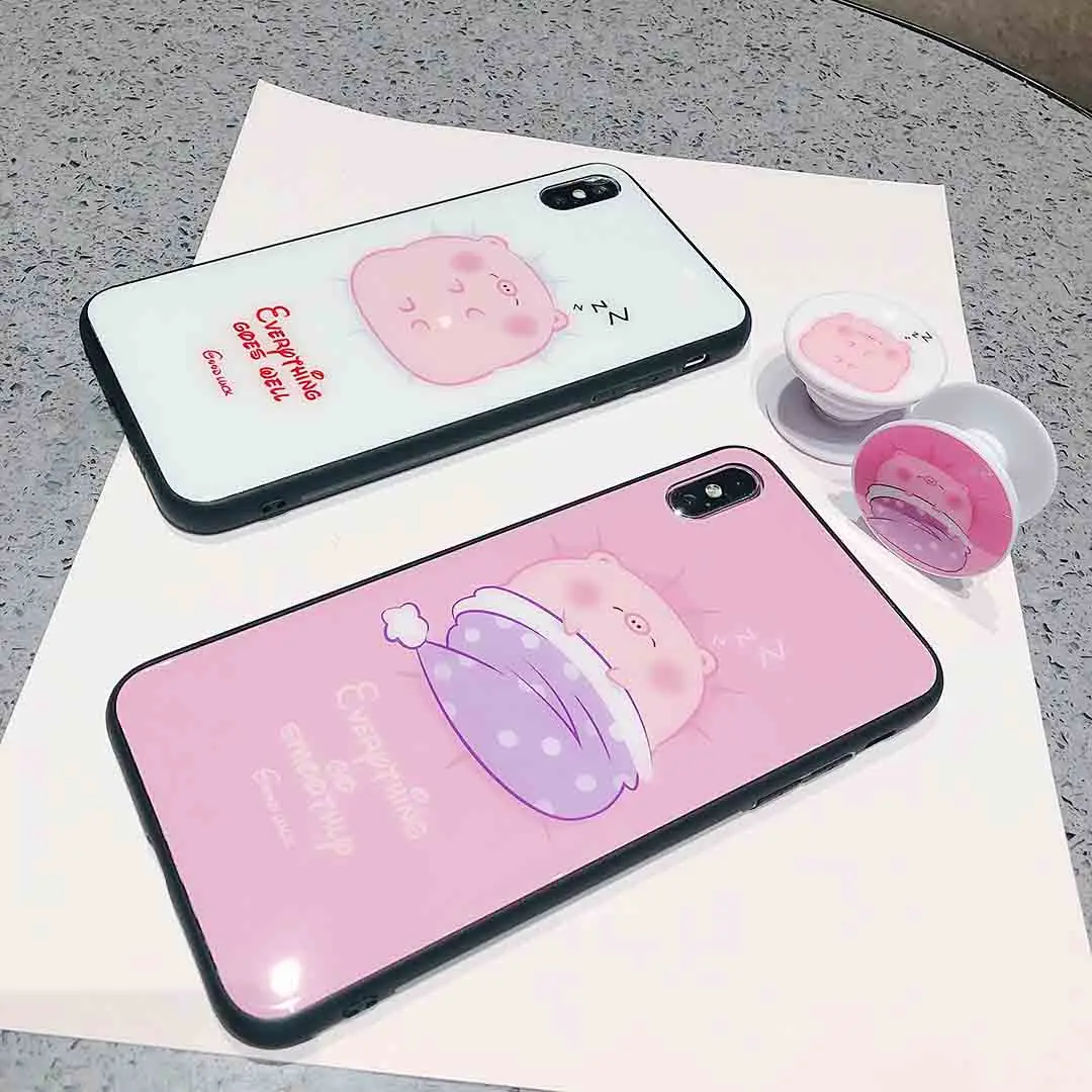 Милый мультяшный чехол для телефона iphone 10 X XS MAX XR прекрасный очаровательный iPhone 7 8