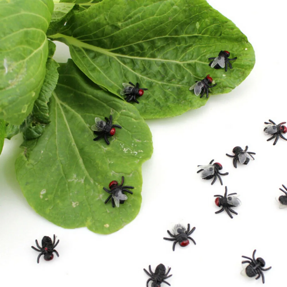 10 шт. Косплей Реквизит на Хэллоуин поддельные мухи смешная шутка вечерние