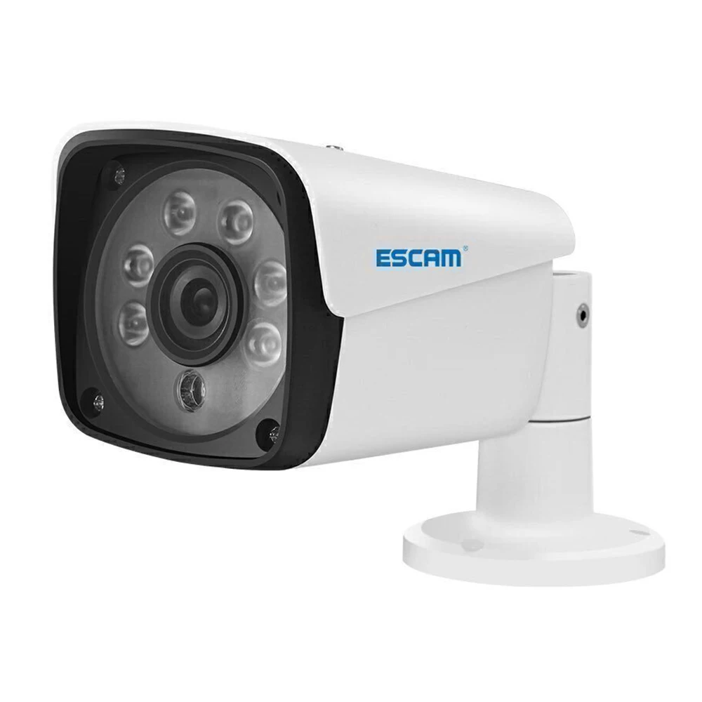 ESCAM QH002 HD 2MP IP камера ONVIF H.265 P2P наружная водонепроницаемая ИК-пуля с функцией умного анализа наблюдения.