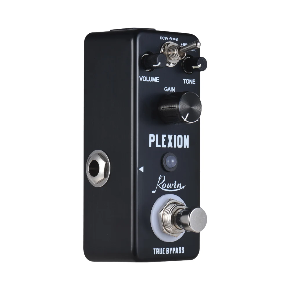 Горячая Распродажа Rowin Plexion гитарная педаль Алюминий корпус из металлического
