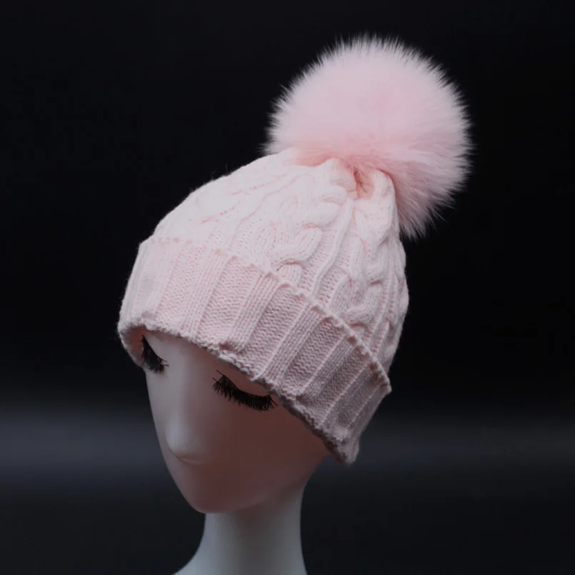 2017 зимние Элитный бренд Круглая Шапка из лисьего меха для женщин меховая шапка с