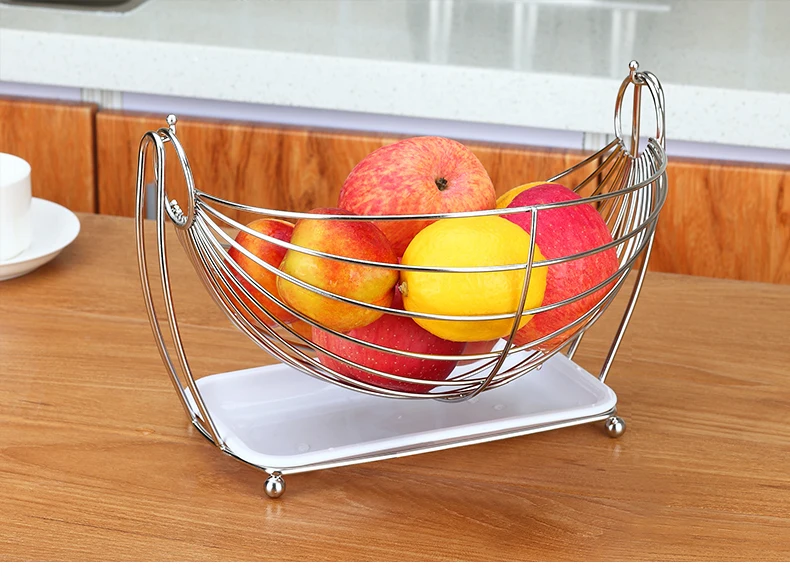 Гамак для фруктов/овощей/продуктов металлическая корзина стойка дисплея|basket