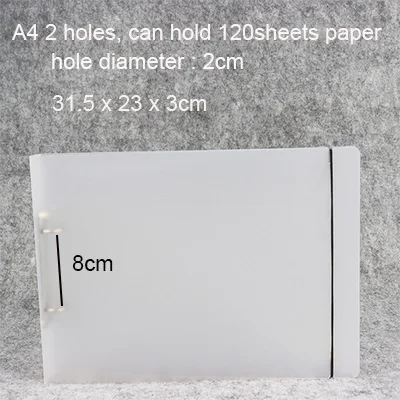 A4 2cm ring 2 holes Горизонтальная бумага формата А4, альбомная бумага формата А4. Cornell проверить - Цвет: A4 2cm ring 2 holes