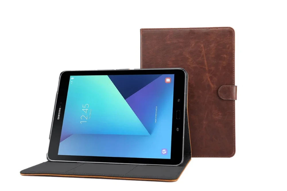 Ультратонкий защитный чехол из пу кожи Crazy Horse чехол-книжка для Samsung Galaxy Tab S3 9 7 T820