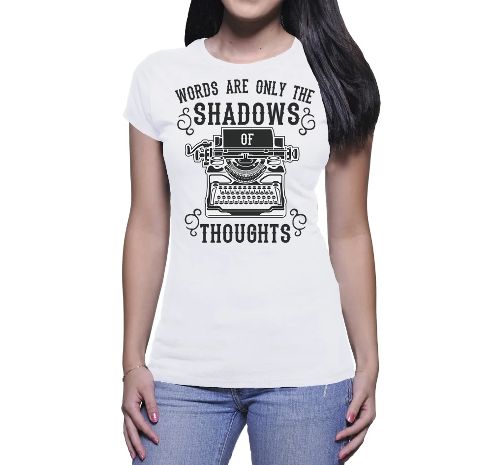 

2019 New Summer Slim fit T-shirt T - SHIRT DONNA SHADOW OF THOUGHTS Women cute Tee Shirt