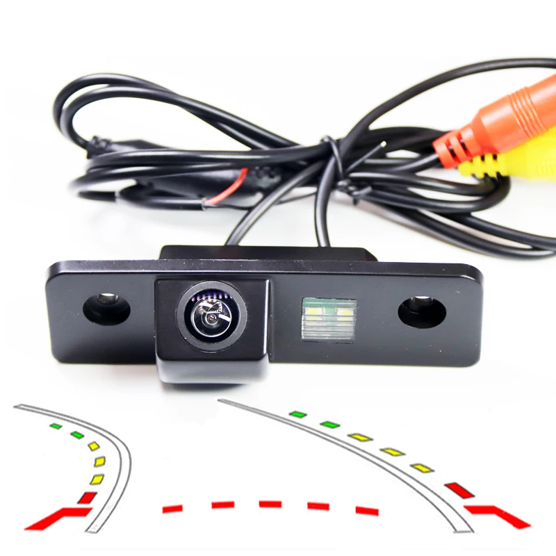 Динамическая траектория треков заднего вида автомобиля камера для Skoda Octavia MK1 MK2