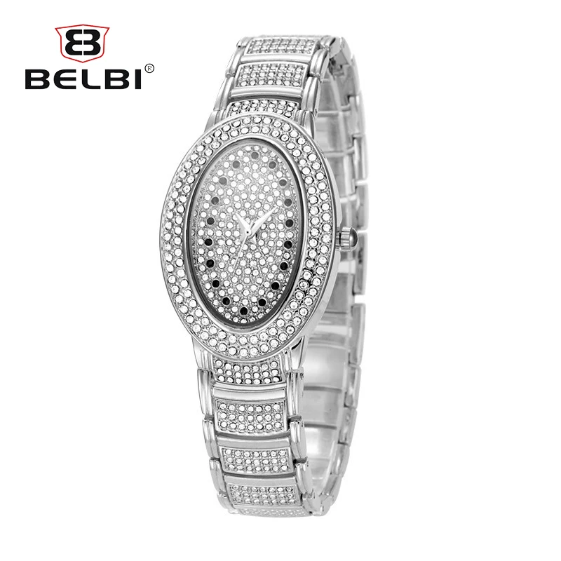 Роскошные Брендовые Часы BELBI Strip женские модные повседневные часы из сплава