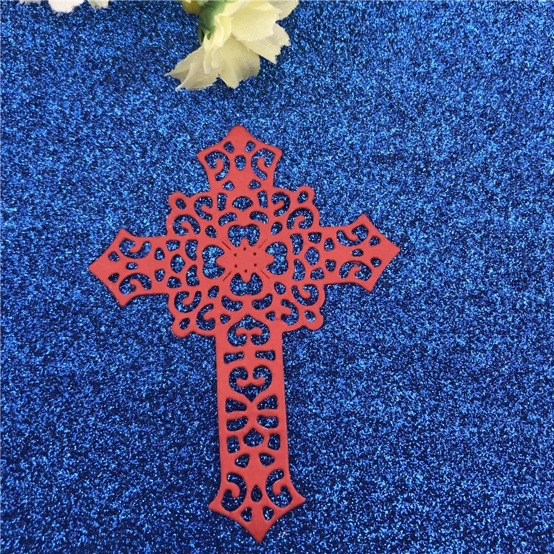 Лоза крест кружева алмаз bless металлические режущие штампы трафарет для DIY