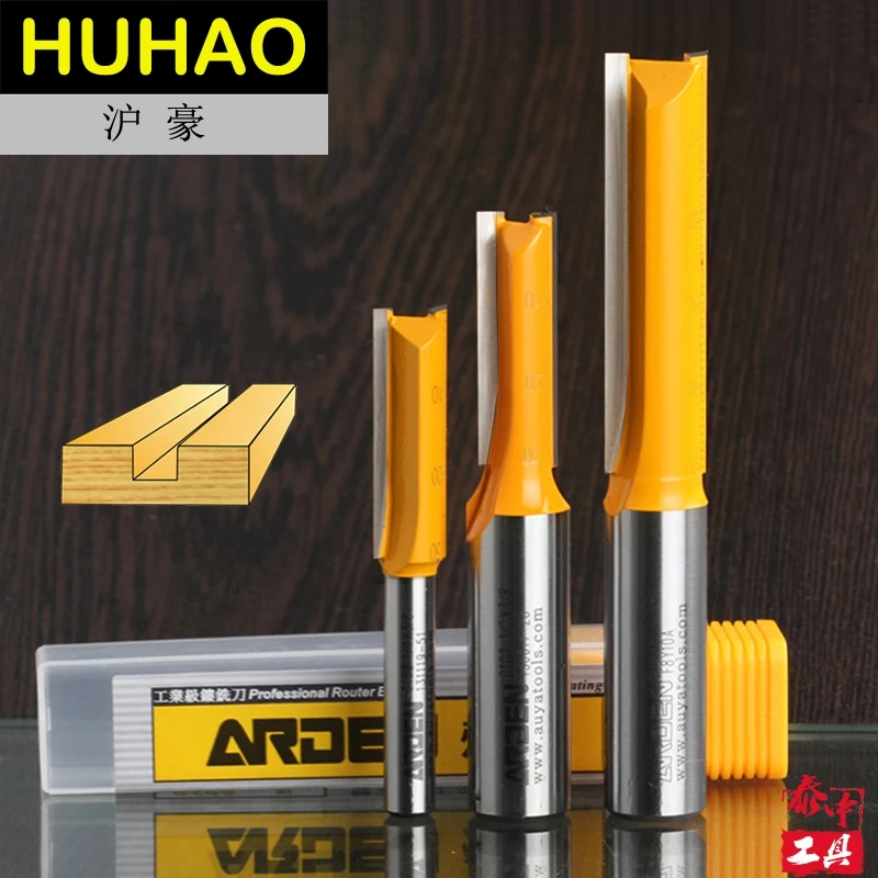Двойной Флейта прямой фрезы 1/4*1/4 1/4 &quotхвостовик Арден A0102014|straight router bit|router bitdouble