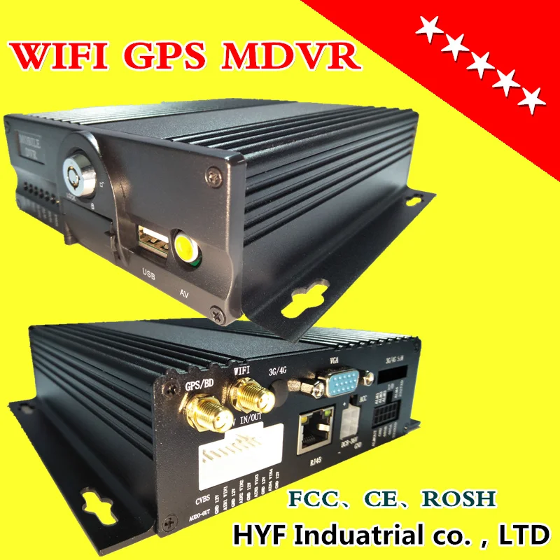 MDVR оборудование для мониторинга транспортных средств GPS WIFI удаленное