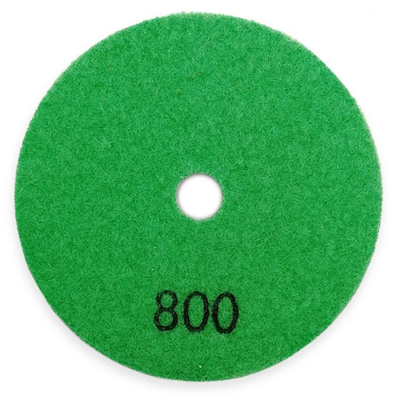 6Pcs 4 Inch /100Mm Grit #800 Diamond Flexible Dry Polishing Pad Stone Granite Marble Sanding Disc Resin Bond Polisher | Инструменты