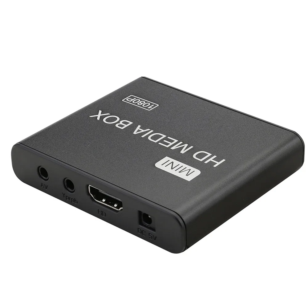 US Мини HD 1080P медиаплеер коробка USB Медиа коробка с HDMI AV MMC MKV AVI MOV MP4 N.23 - Цвет: US
