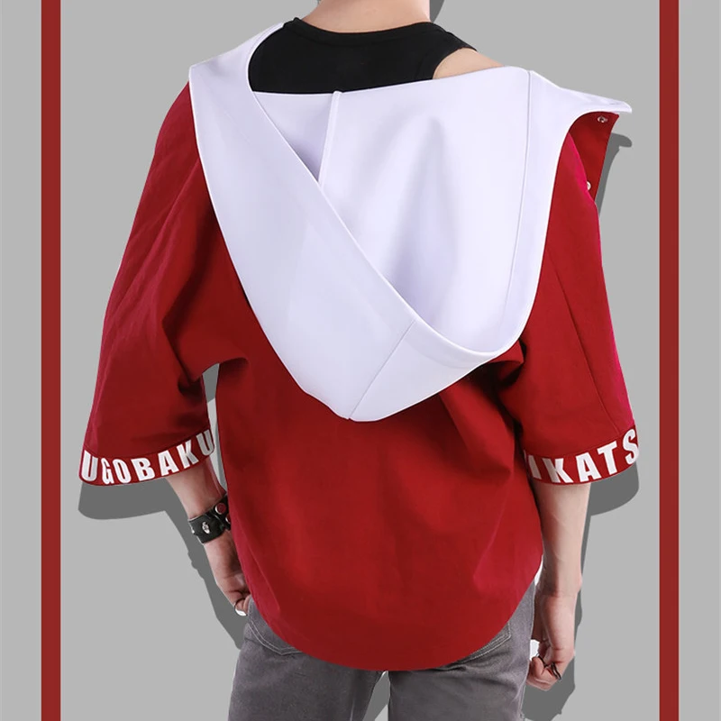 Boku без герой Академии Bakugou Katsuki жилетка Костюм для костюмированной вечеринки