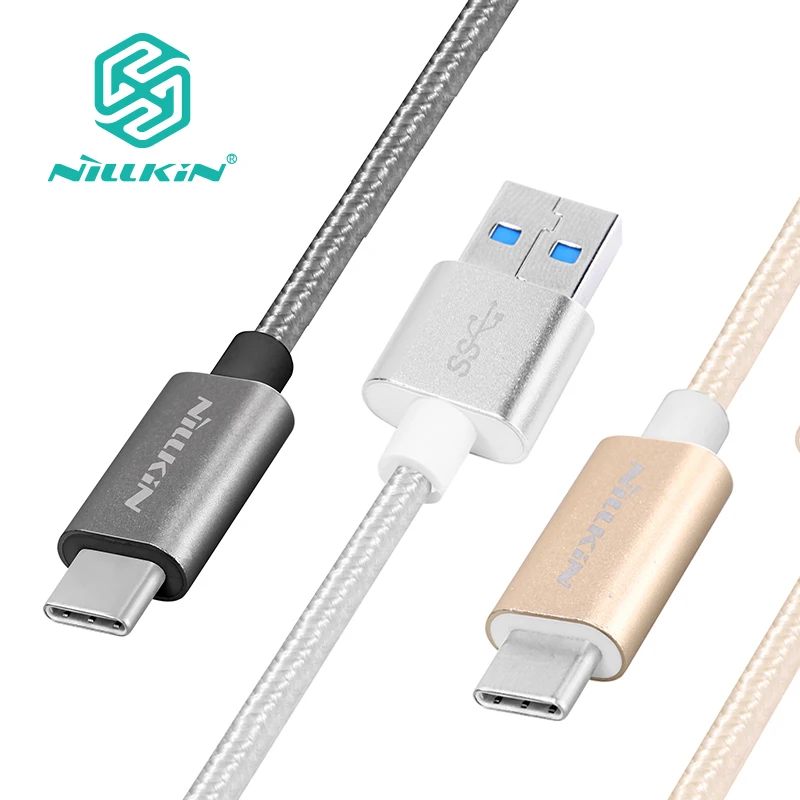 Nillkin type C quick charge 3 0 usb кабель дата Универсальный Элитный нейлоновый для xiaomi mi5 zuk z2 pro