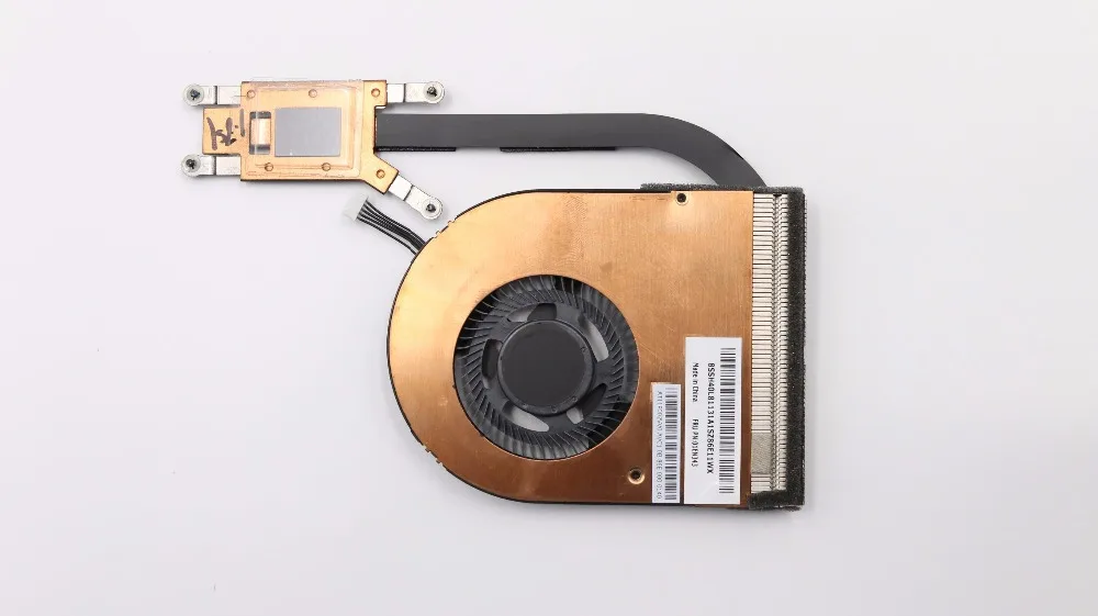 Новый оригинальный Охлаждающий радиатор для ноутбука и вентилятор ThinkPad E570 UMA 01EN343