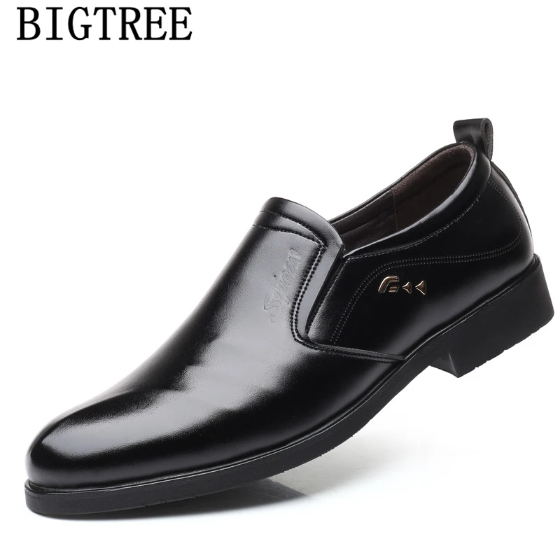 

Leather Shoes Men Office Formal Shoes Men Elegant Coiffeur Dress Shoes Men Classic Sepatu Slip On Pria Big Size Zapatos Hombre