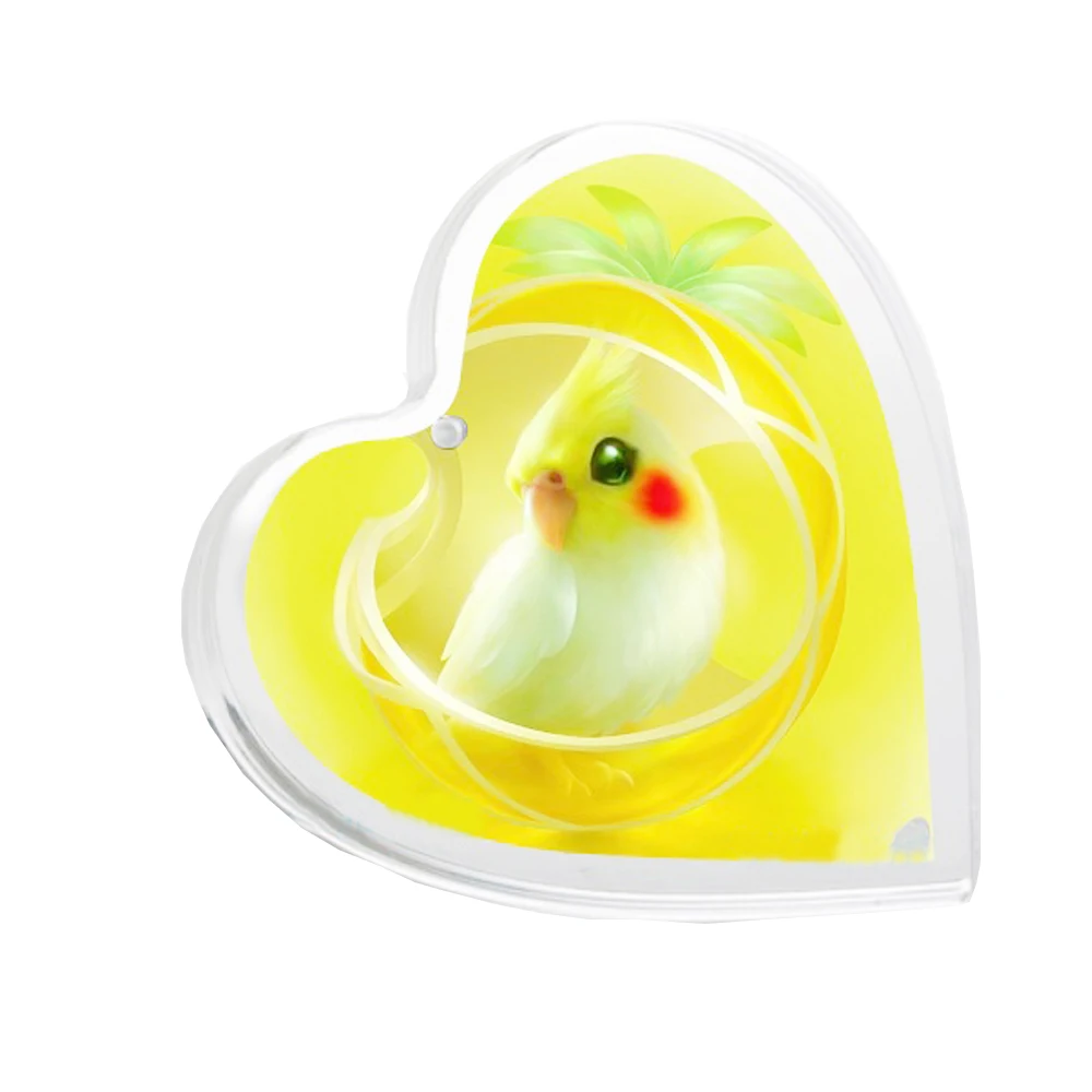 Modern Heart Style Lucite Magnetic Photo Picture Framing Holder For Christmas Gifts PF035