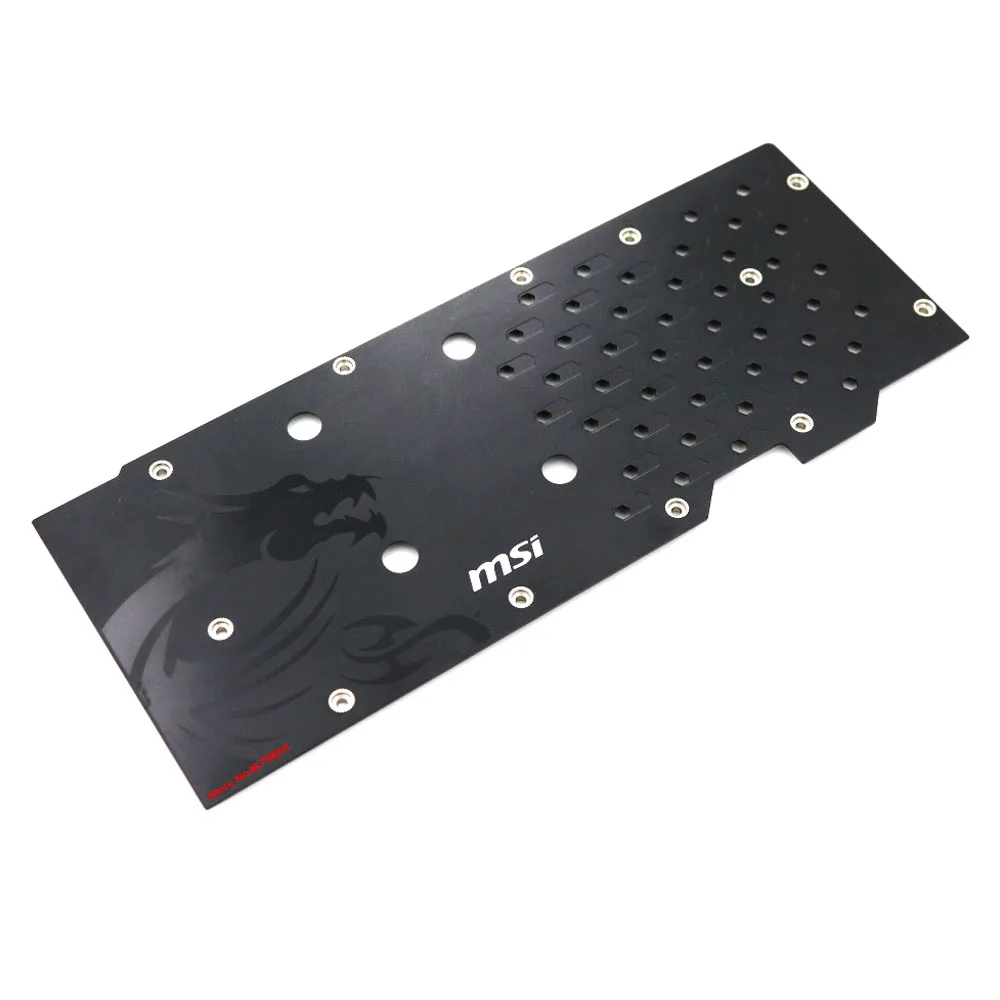 Видеокарта протектор задней панели металлическая накладка плата для MSI R9 390X