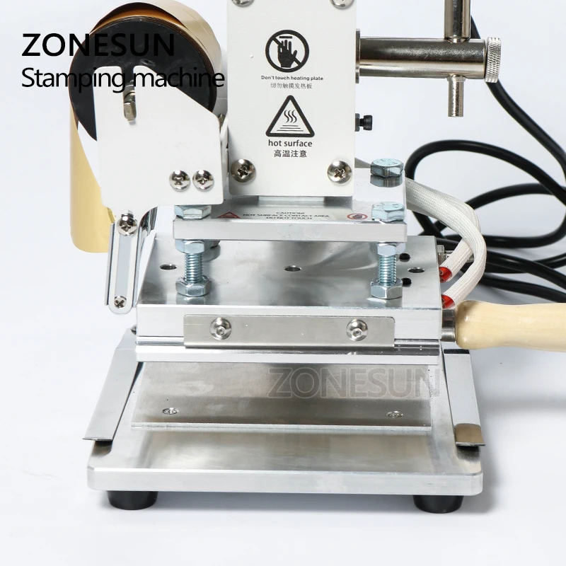 ZONESUN ZS 100B карандаши машина для горячего тиснения фольгой ручной бронзировальная