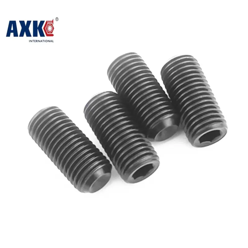 Parafuso Axk 100 шт. M2.5 Din916 M2.5x (2/2. 5/3/4) мм черная углеродистая сталь метрическая резьба Grub