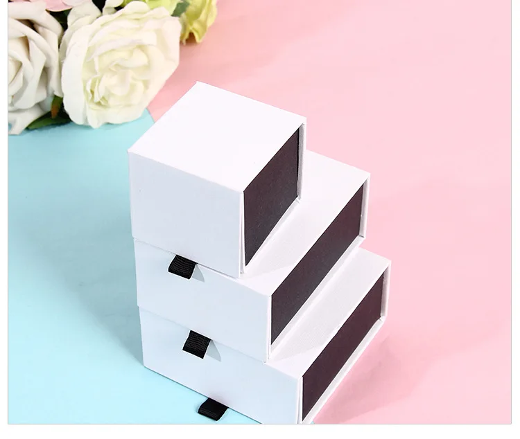 100PCS/lot High Quality White gift Paper box for Jewelry Ring Packaging lin5037 | Дом и сад