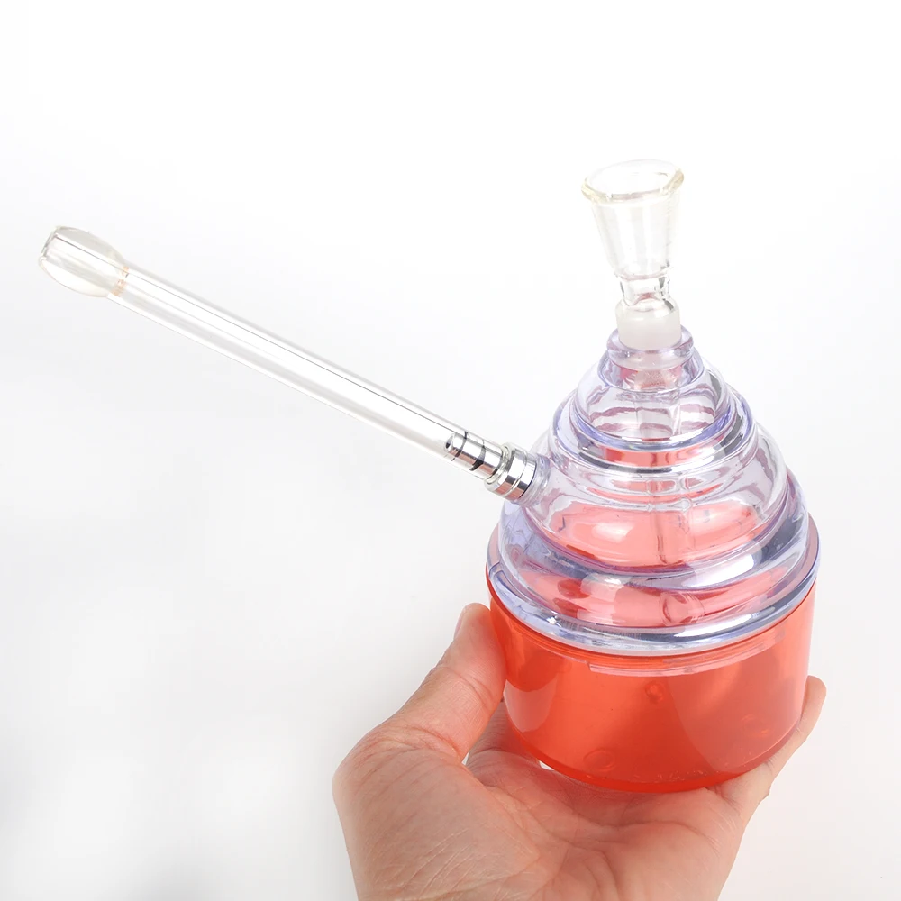 

GERUI The New Smoked Small Hookah Acrylic Glass Tube Water Pipes Tobacco Narguile Shisha Smoking Pipe