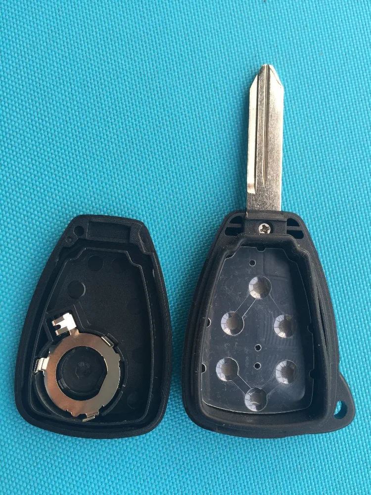 Чехол для ключа дистанционного управления с 3 кнопками 5 шт./лот Chrysler пустая