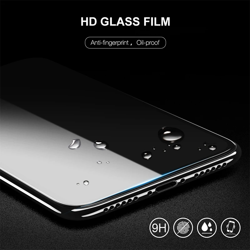 Защитное стекло закаленное 9D для Huawei Honor 8A 8X 8S 10 Lite 10i 20i 20 7A 7C Pro|Защитные стёкла и