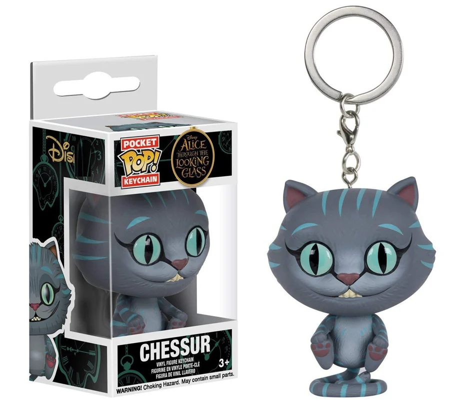 chessur Карманный брелок игрушка Dragon Ball Сон Гоку Вегета Наруто один кусок виниловые фигурки странные вещи Рик и Морти Карманный Брелок-открывалка - Цвет: chessur