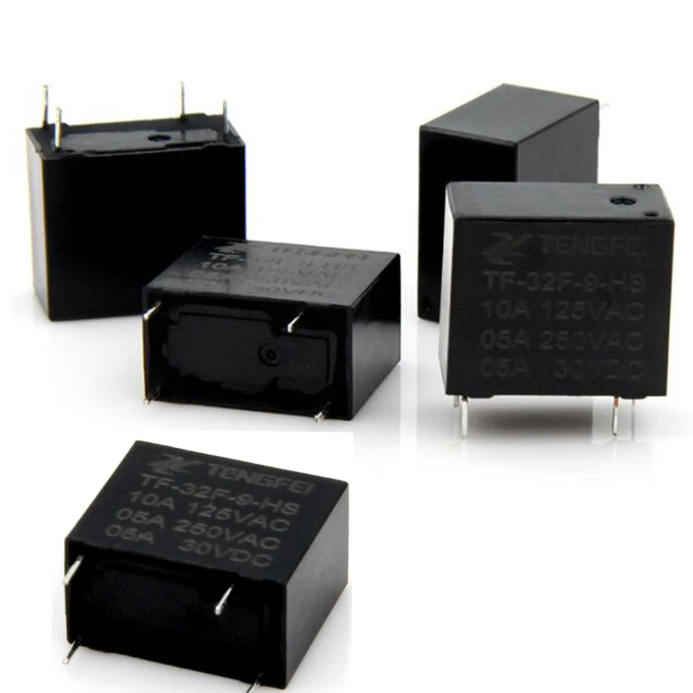 5 шт. 32F небольшой нормально разомкнутый реле 9V 4 Пина 5A TF 9 HS|pin pin|pin relayspin |