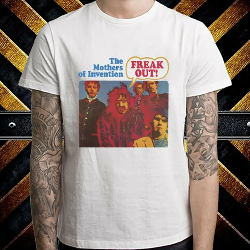 FRANK ZAPPA американского музыканта альбом Для мужчин белая футболка Размеры S-3XL |