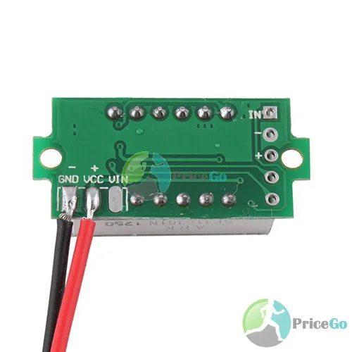 Laurieshop New hot Mini Digital Voltmeter 3.3-30V Red LED Vehicles Motor Voltage Panel Meter Funny | Инструменты