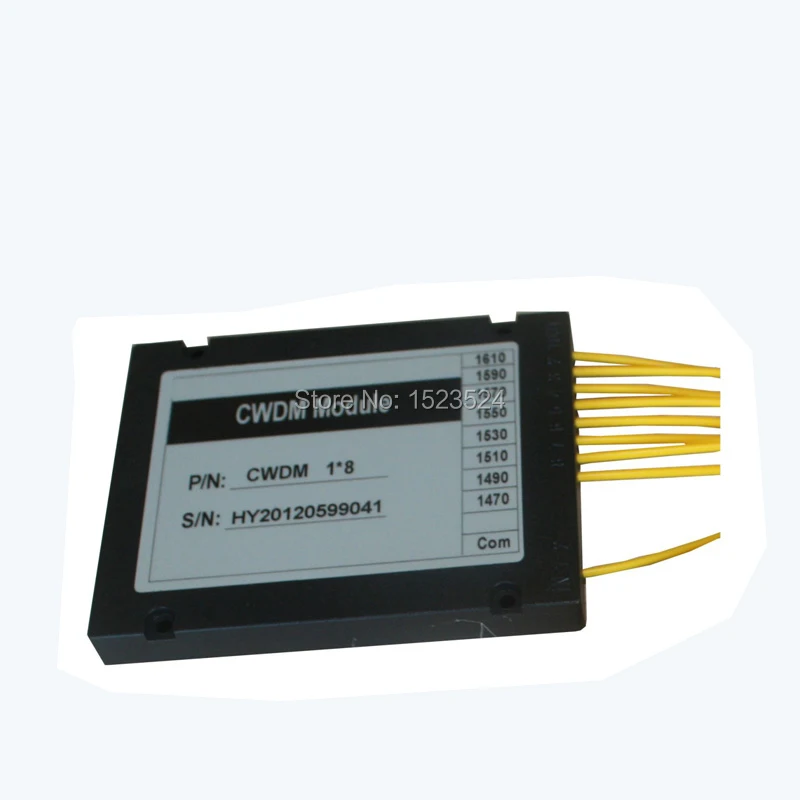 Волоконно оптический 8 канальный CWDM Mux Demux модуль 1470 1610nm с SC/FC/LC/ST коннектором|fiber