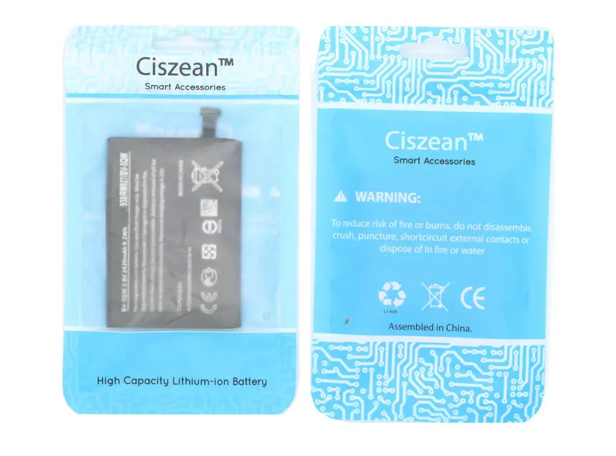 Ciszean 2420mAh BV 5QW BV5QW Сменный аккумулятор для Nokia Lumia 930 Martini Tesla 929 RM927 аккумулятор|battery