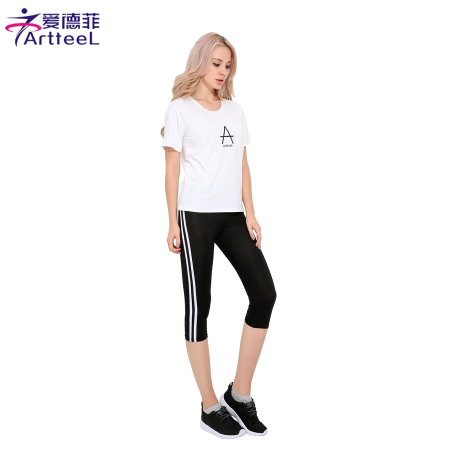 Модные женские туфли Мотобрюки Узкие брюки до середины икры Длина тренировки