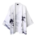 Кимоно Ins в японском стиле для мужчин и женщин, юката, хаори с принтом от брызг, кардиган, одежда для костюм самурая, #21