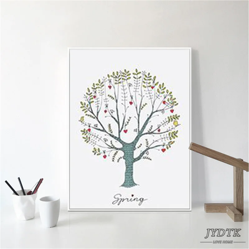 Книги по искусству деко картины Украшенные фрески без рамки Холст Дерево Шарики