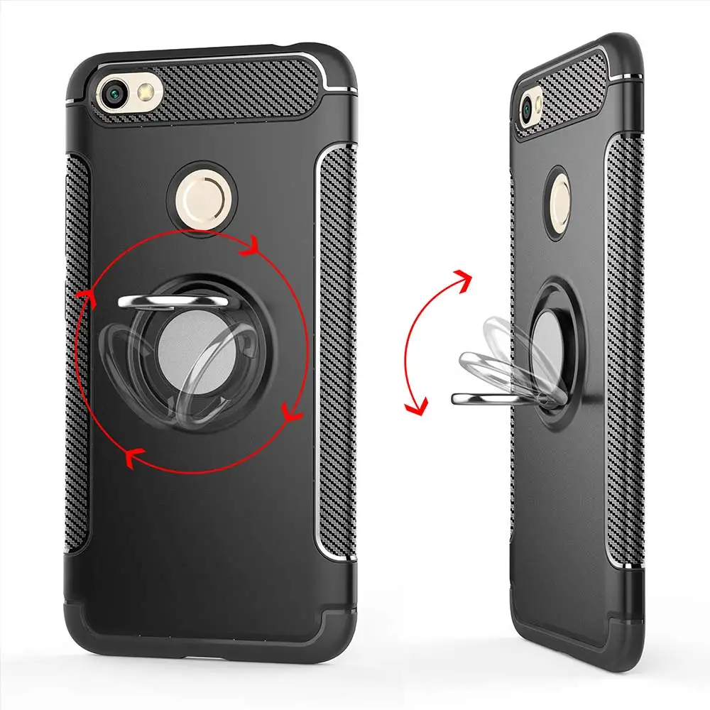 YOYO DEER Case for Xiaomi Redmi Note 5A Prime Car Holder Stand Magnetic Suction Bracket TPU + PC Cover Y1 Lite |