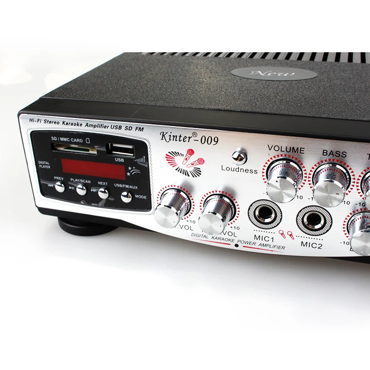 2 канальный домашний усилитель с дистанционным управлением AC220V 009 цифровой аудио