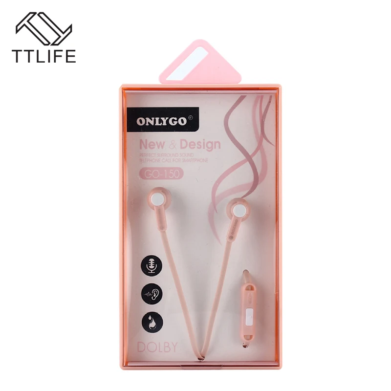 Оригинальный TTLIFE проводной спортивные наушники 150 Hi-Fi стерео Super Bass наушников