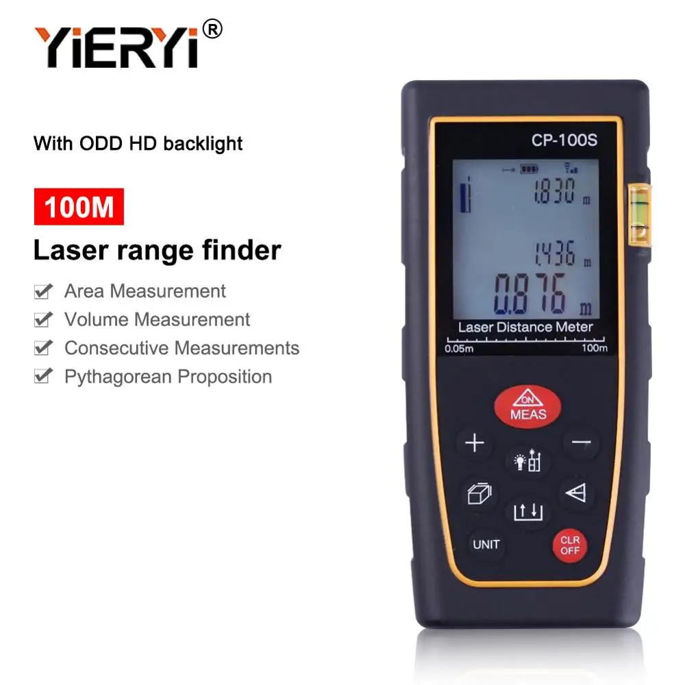 Лазерный дальномер yieryi устройство для измерения расстояния 100 м|distance measurer|laser