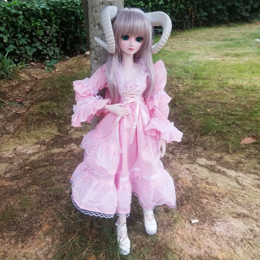 2" 56 см овца BJD кукла 1/3 SD куклы 22 дюймов 19 шарнирная кукла+ полный набор+ макияж+ стеклянные глаза+ девочка подарок игрушка Фея
