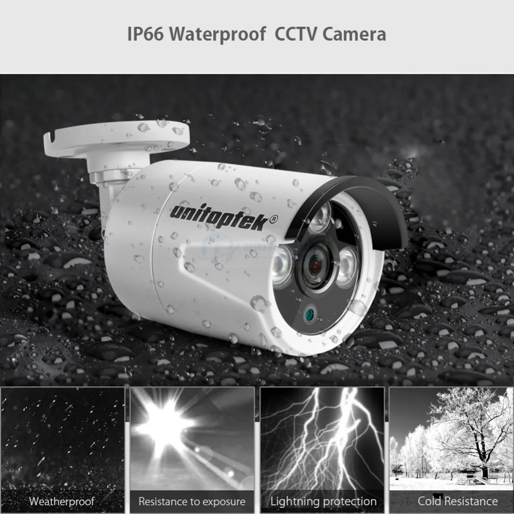 Система безопасности камеры 4Ch система AHD CCTV DVR комплект 4 шт. 1080 P 2.0MP